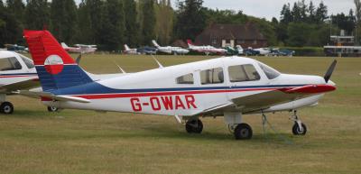 Photo of aircraft G-OWAR operated by Bickertons Aerodromes Ltd