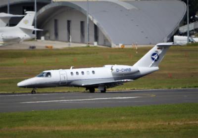 Image of aircraft registration D-CHRB - A Cessna 525C CitationJet CJ4 operated by Hahn Air