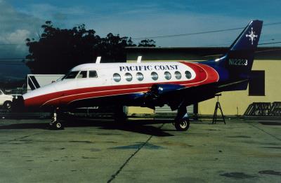Photo of aircraft N12223 operated by Pacific Coast Airlines