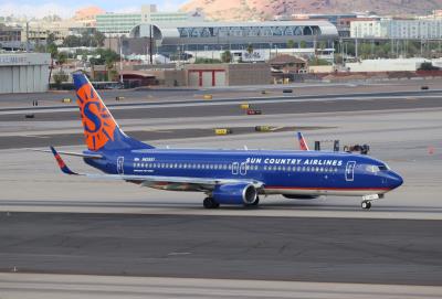 Photo of aircraft N828SY operated by Sun Country Airlines