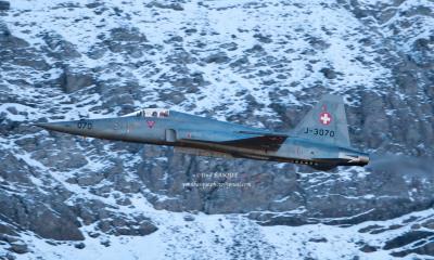 Image of aircraft registration J-3070 - A F-5E Tiger II operated by Swiss Air Force