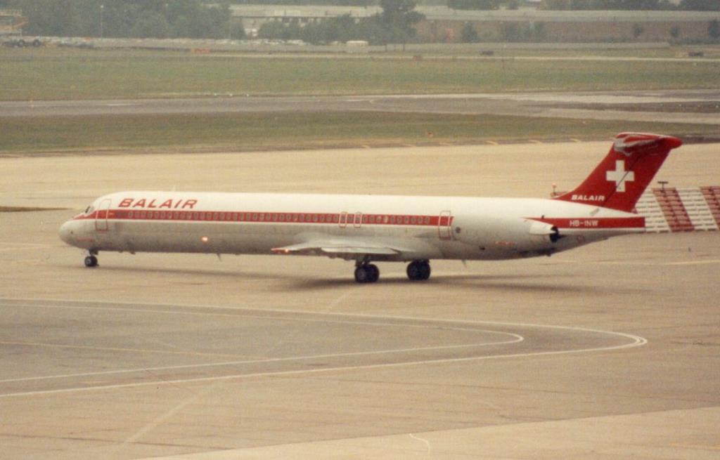 Photo of aircraft HB-INW operated by Balair
