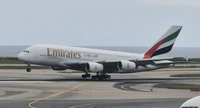 Photo of aircraft A6-EUB operated by Emirates