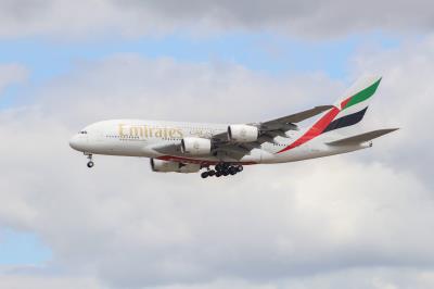 Photo of aircraft A6-EVP operated by Emirates