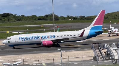Photo of aircraft ZS-SJW operated by FlySafair