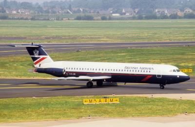 Image of aircraft registration G-AXJK - A BAC 1-11-501EX operated by British Airways