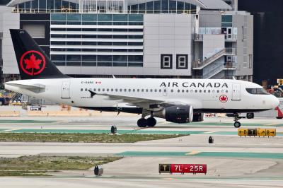 Image of aircraft registration C-GARG - A A319-113 operated by Air Canada