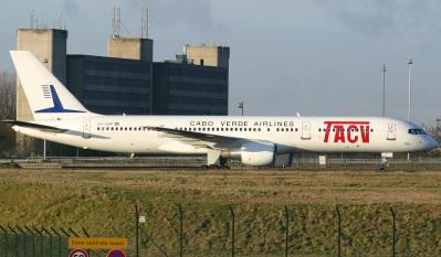 Image of aircraft registration D4-CBP - A 757-2Q8 operated by TACV Cabo Verde Airlines