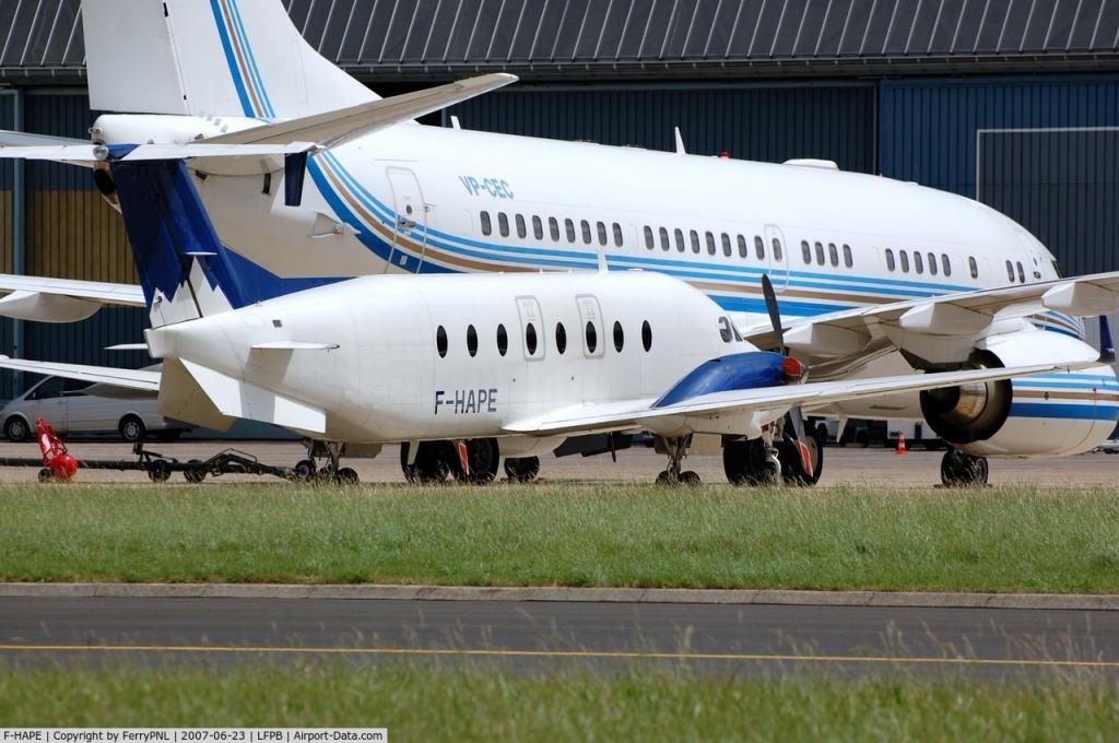 Photo of aircraft F-HAPE operated by Pan Europeenne Air Service