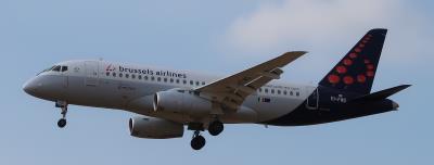 Image of aircraft registration EI-FWD - A Superjet 100-95B operated by Brussels Airlines