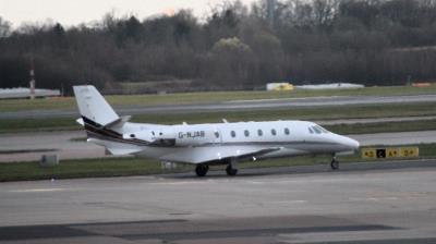Photo of aircraft G-NJAB operated by Netjets UK
