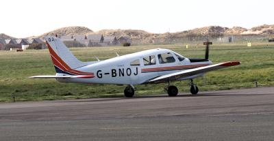 Image of aircraft registration G-BNOJ - A Piper PA-28-161 Cherokee Warrior II operated by BAe (Warton) Flying Club