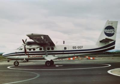 Photo of aircraft SE-GEF operated by Swedair