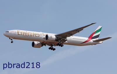 Photo of aircraft A6-ECI operated by Emirates