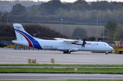 Image of aircraft registration EC-JQF - A ATR 72-201 operated by Swiftair