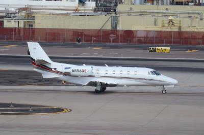 Photo of aircraft N556QS operated by NetJets