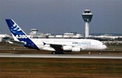Image of aircraft registration F-WWJB - A A380-861 operated by Airbus Industrie