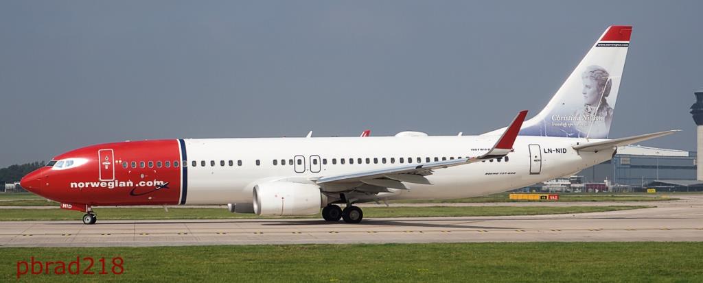 Photo of aircraft LN-NID operated by Norwegian Air Shuttle
