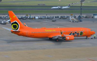 Image of aircraft registration ZS-SJH - A 737-8BG(WL) operated by Mango