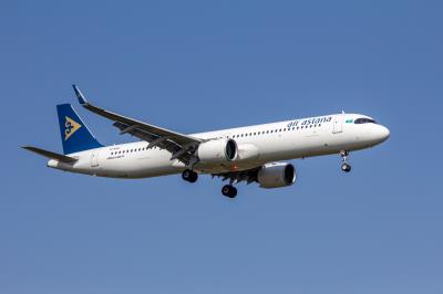 Photo of aircraft EI-KGE operated by Air Astana