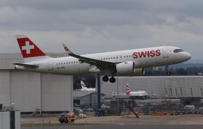 Photo of aircraft HB-JDB operated by Swiss