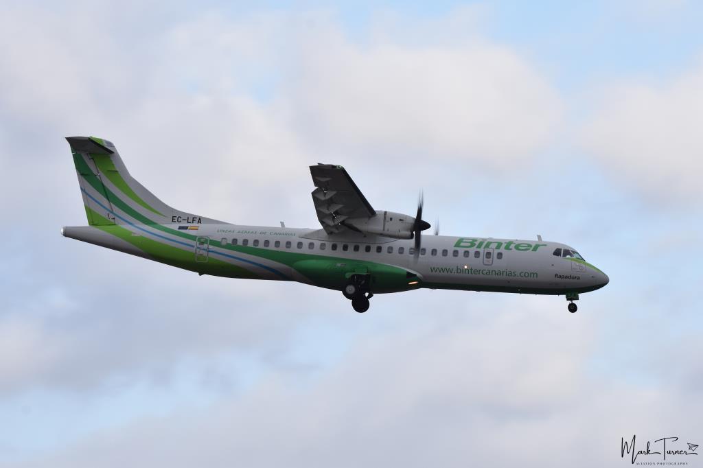 Photo of aircraft EC-LFA operated by Binter Canarias