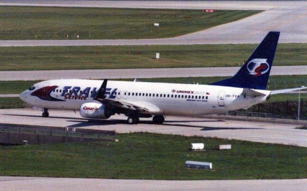 Photo of aircraft OK-TVA operated by Travel Service