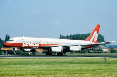 Image of aircraft registration C-GMXR - A DC-8-62 operated by Nationair