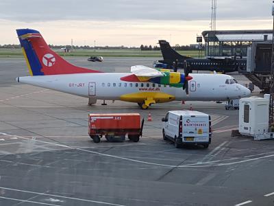 Image of aircraft registration OY-JRY - A ATR 42-300 operated by Danish Air Transport (DAT)