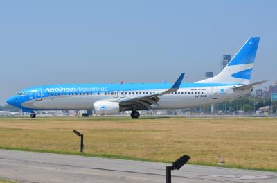 Photo of aircraft LV-GVC operated by Aerolineas Argentinas