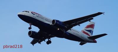 Image of aircraft registration G-EUOD - A A319-131 operated by British Airways