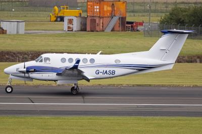 Image of aircraft registration G-IASB - A King Air B200GT- operated by IAS Medical Ltd