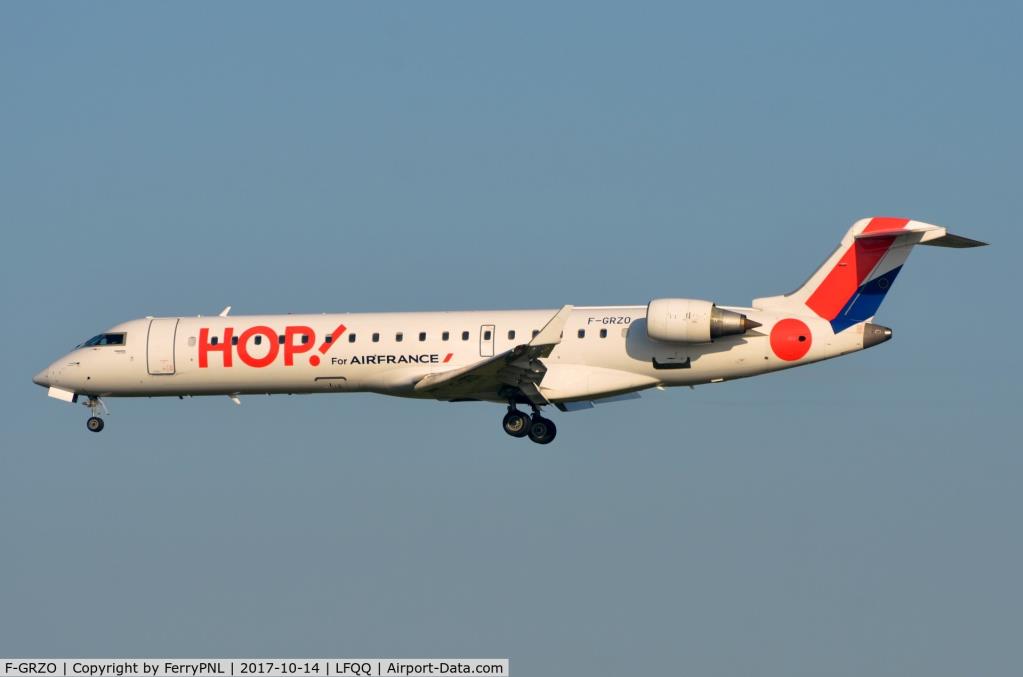 Photo of aircraft F-GRZO operated by Air France Hop