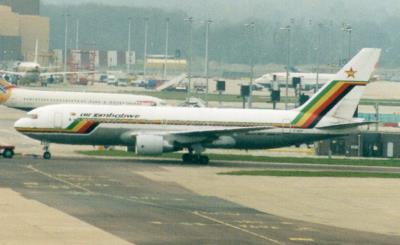 Photo of aircraft Z-WPF operated by Air Zimbabwe