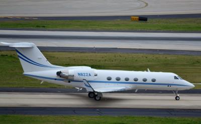 Image of aircraft registration N822A - A Gulfstream IV operated by Flug LLC