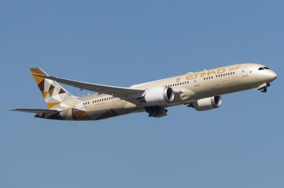 Image of aircraft registration A6-BLO - A 787-9 Dreamliner operated by Etihad Airways