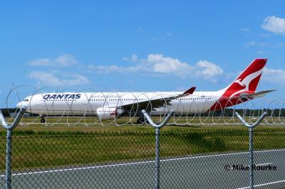 Image of aircraft registration VH-QPD - A A330-303 operated by Qantas