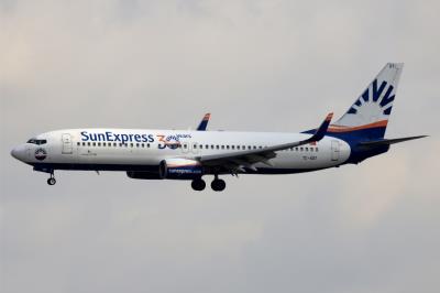 Photo of aircraft TC-SOT operated by SunExpress