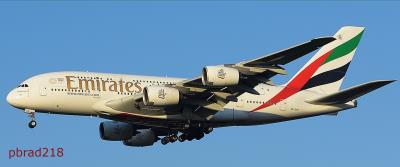 Photo of aircraft A6-EUK operated by Emirates
