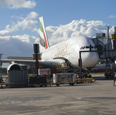 Image of aircraft registration A6-EDV - A A380-861 operated by Emirates