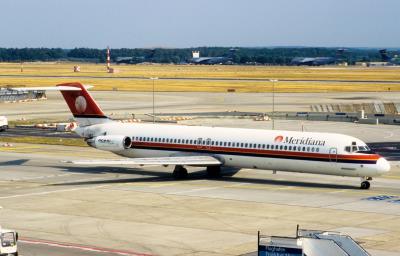 Image of aircraft registration I-SMEO - A DC-9-51 operated by Meridiana SpA