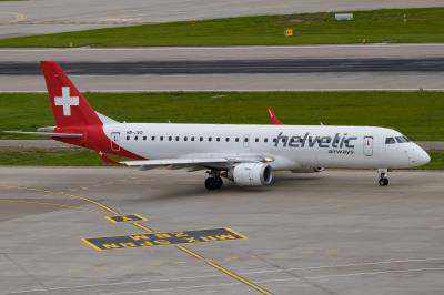 Photo of aircraft HB-JVQ operated by Helvetic Airways