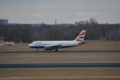 Image of aircraft registration G-EUOD - A A319-131 operated by British Airways