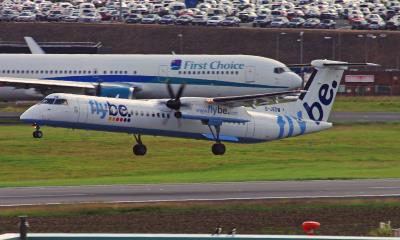 Image of aircraft registration G-JEDW - A DHC-8-402Q operated by Flybe