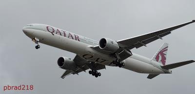 Image of aircraft registration A7-BEU - A 777-300(ER) operated by Qatar Airways