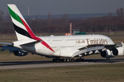 Photo of aircraft A6-EUC operated by Emirates