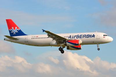 Photo of aircraft YU-APG operated by Air Serbia