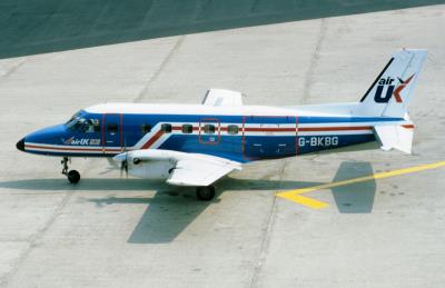 Image of aircraft registration G-BKBG - A EMB-110 operated by Air UK