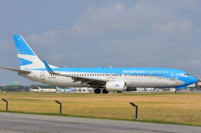 Photo of aircraft LV-FUC operated by Aerolineas Argentinas