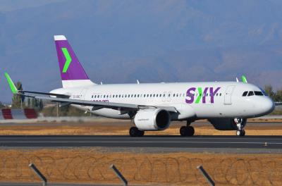 Photo of aircraft CC-DBE operated by Sky Airline